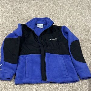 Columbia Kids Two-Tone Bluish purple and Black fleece Jacket